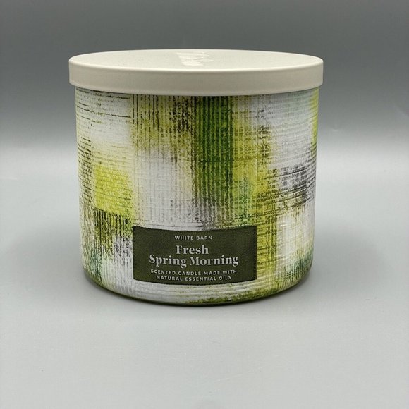 Bath & Body Works 3 Wick Candle FRESH SPRING MORNING - Picture 1 of 4